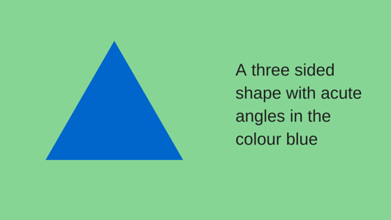 A three sidedshape in thecolour blue (1)