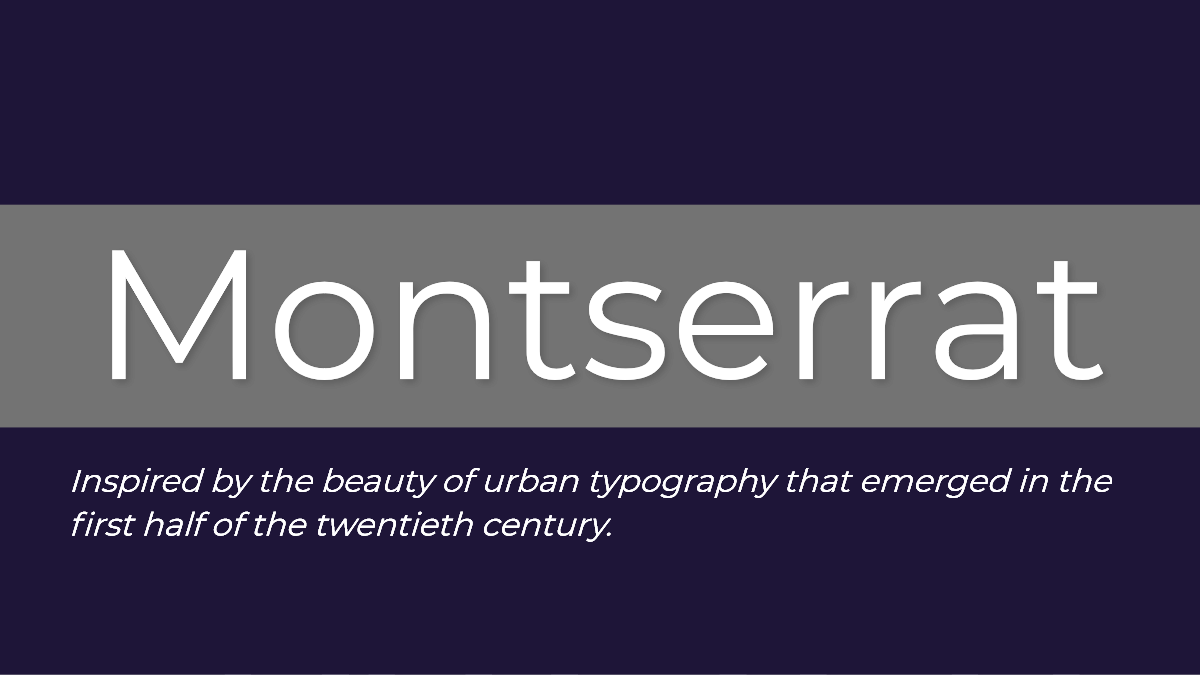 Monterrat typeface is inspired by urban typography of Buenos Aires, Argentina.