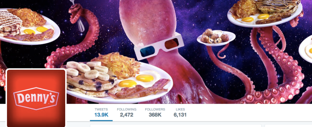 Denny's Diner Twitter Account