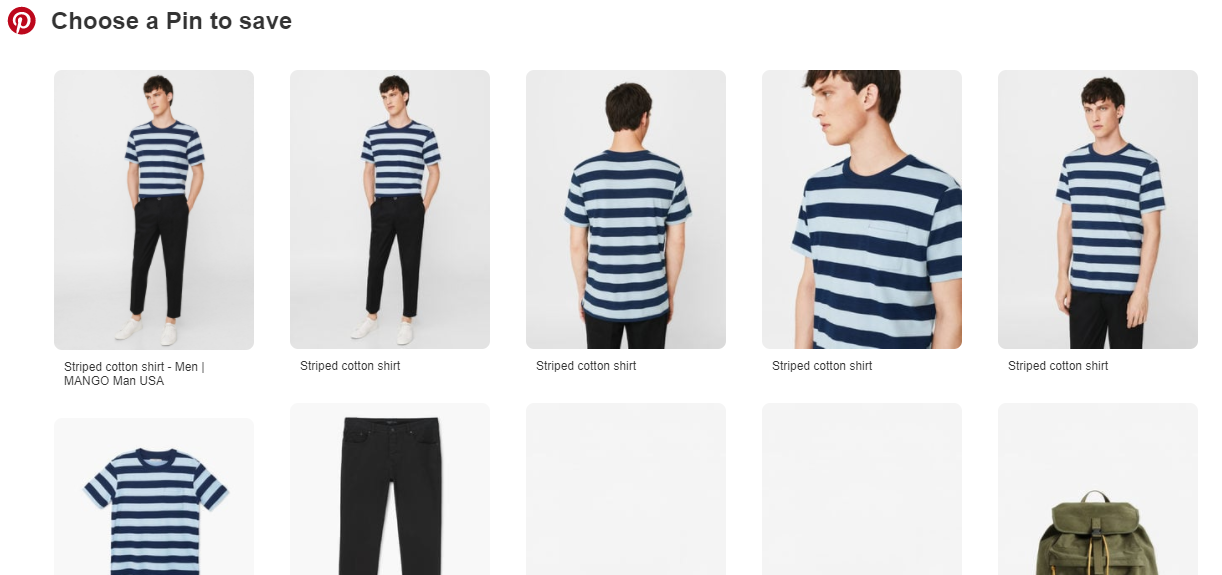 use pinterest optimized tall images on your ecommerce sites