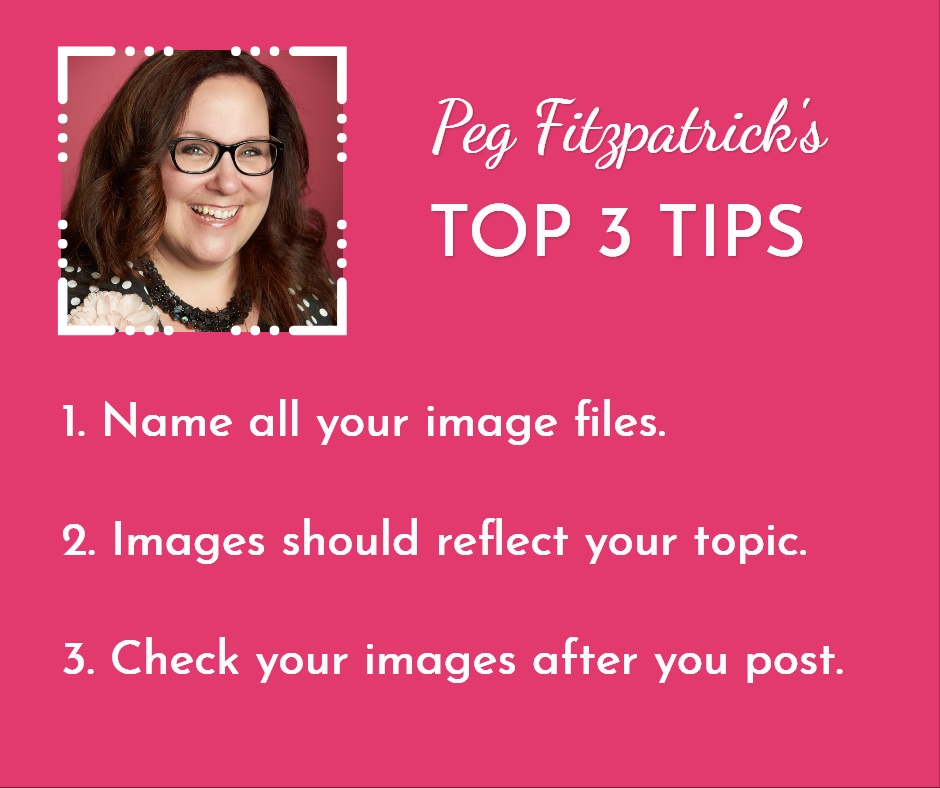 Peg Fitzpatrick's Top 3 Visual Marketing Tips