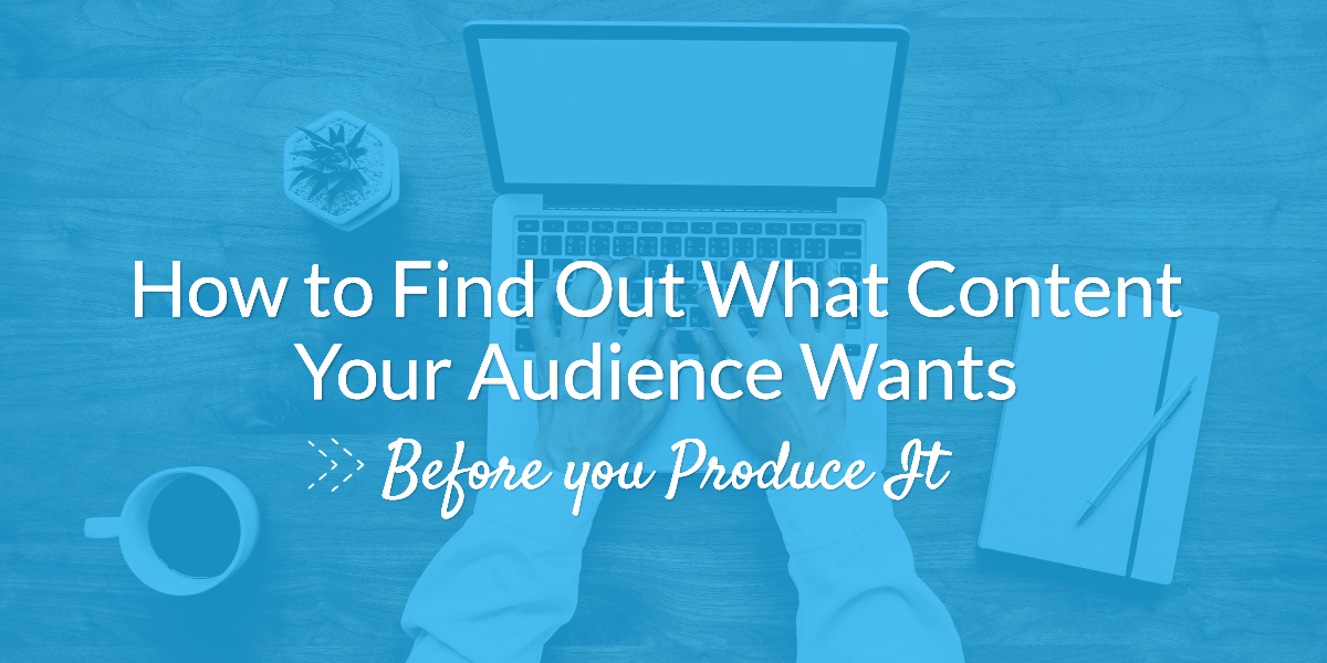 How to Find Out What Content Your Audience Wants