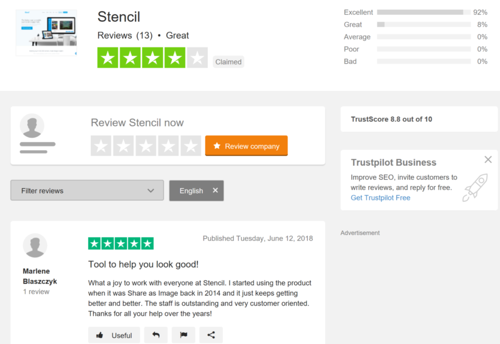 TrustPilot Review