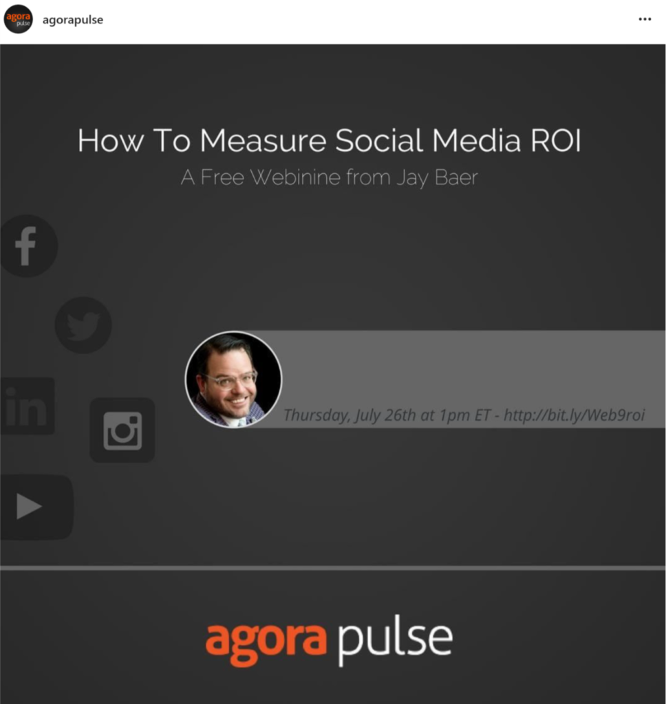 Agorapulse webinar with Jay Baer