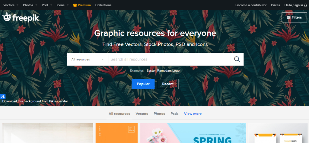 use freepik to find stock photos and vectors