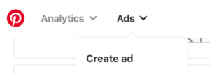 Pinterest Ad Screen