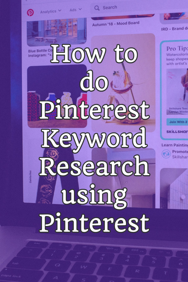 how to do keyword research on pinterest