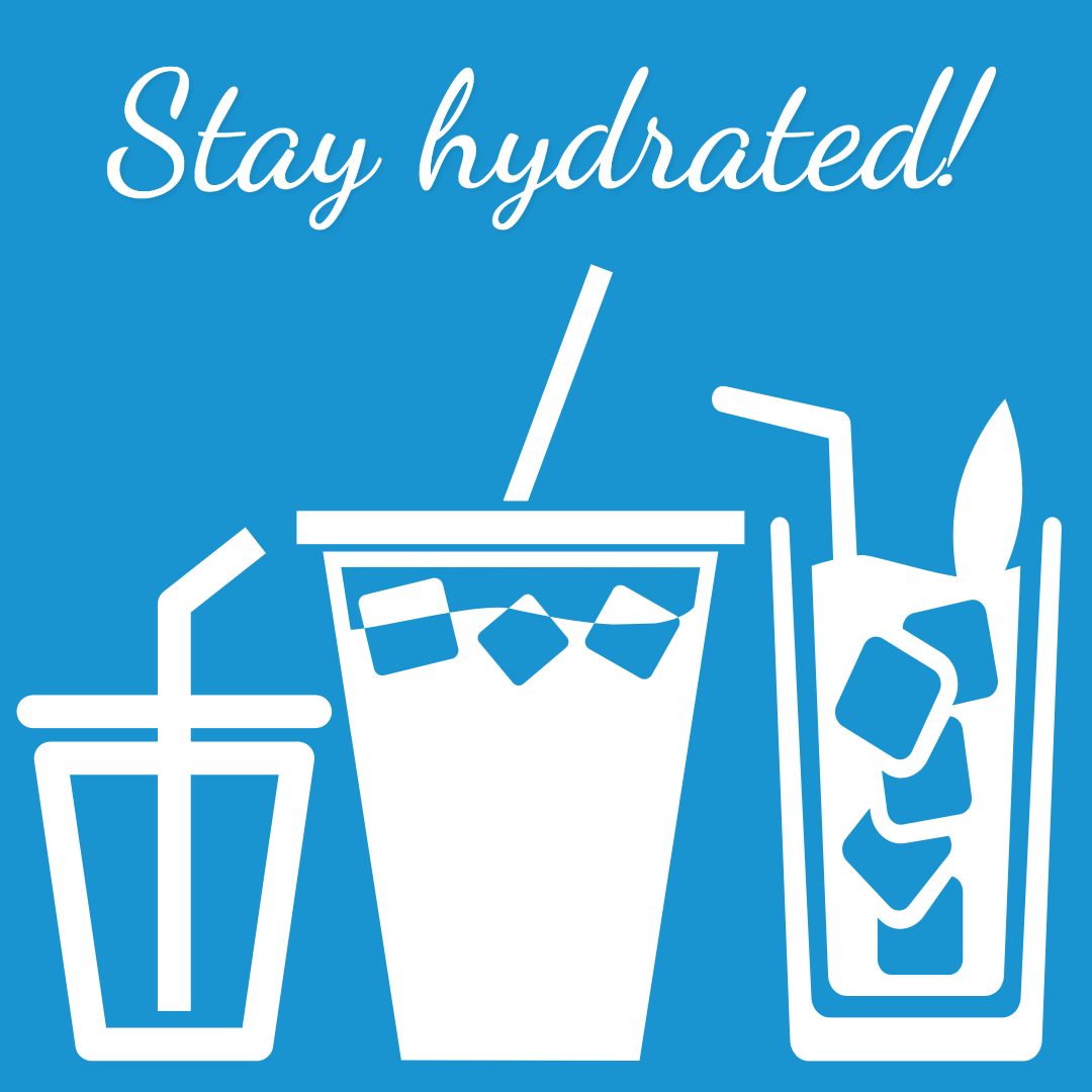 Stay Hydrated People Templates Stencil