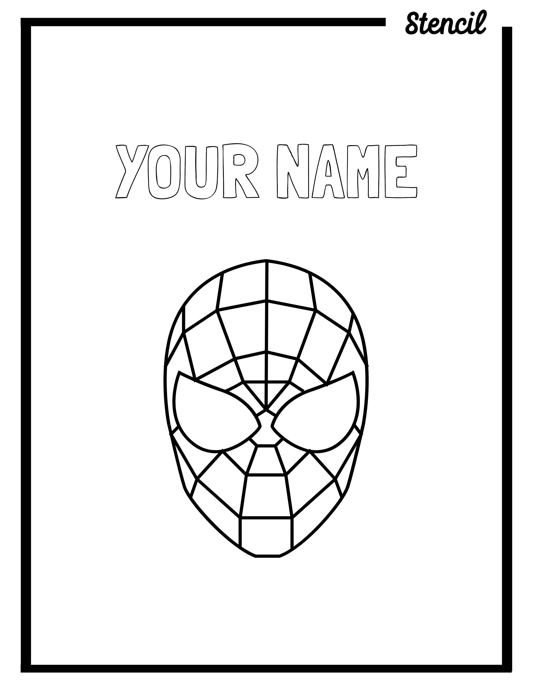 spiderman logo drawings