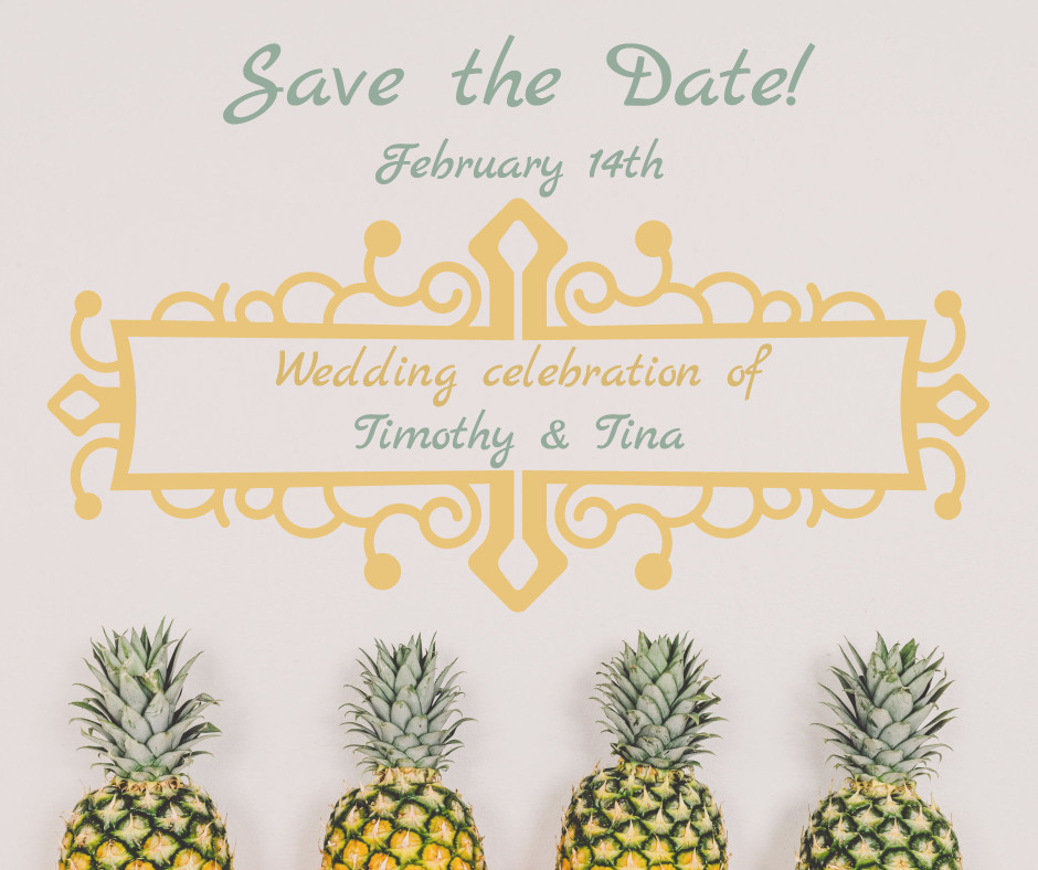 Save the date - February 14th | Templates | Stencil