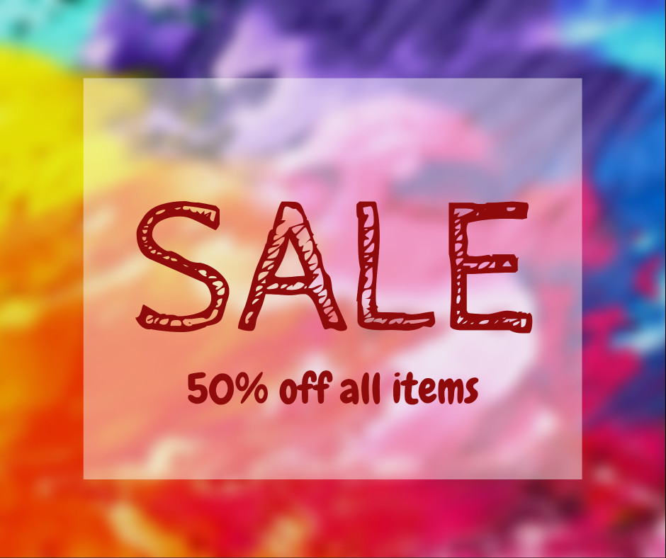 Sale - 50% off all items, Templates